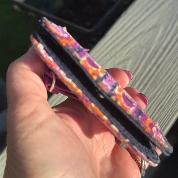 Vera Bradley “Stained Glass Medallion” Zip Around Wallet w/Coin Purse (EUC) - Picture 13 of 13